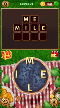 Word Evolution: Picnic (Free word puzzle games) Screen Shot 1