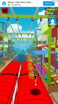 Subway Surf Train Rush 3D Screen Shot 4