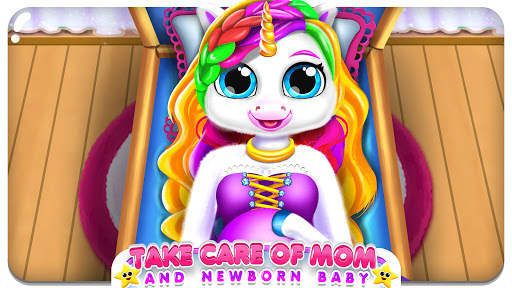 Enceinte Licorne Maman De Bebe Licorne Jeu Playyah Com Free Games To Play