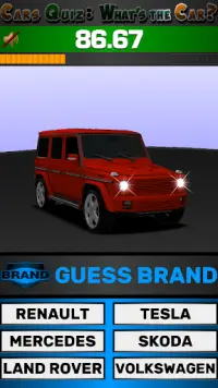 Cars Quiz 3D Screen Shot 0