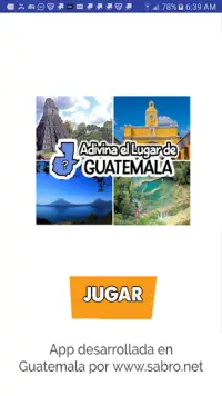 Adivina el Lugar de Guatemala Juego de Turismo Screen Shot 0