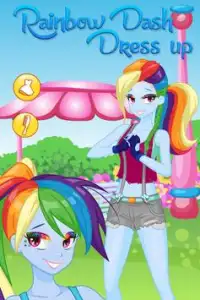 Rainbow Dash Dress up Screen Shot 1