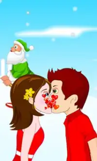 Christmas Kissing Game 2 Screen Shot 2