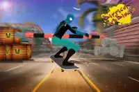 Spider Skating Boy City Hero Screen Shot 5