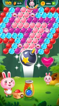 Bubble Bunny: Animal Forest Shooter Screen Shot 0
