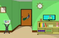 Room Escape Juegos - Peacock Door Screen Shot 2