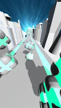 Neon Ball Run - Casual 3d runner game Screen Shot 1