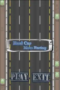 Real car moto racing Screen Shot 1