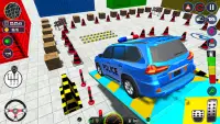 police car parking game 3d Screen Shot 0