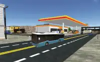 Bus Wash Tuning: Gas Station Parking Bus Simulator Screen Shot 1