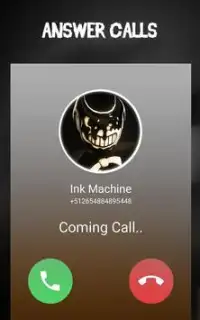 Bending And The Ink Machine Video Call Simulator Screen Shot 1