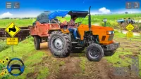 Farming Tractor Trolley Sim 3D Screen Shot 3