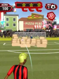 フリーキックサッカートゥーン -  3Dサッカーゲーム Screen Shot 11