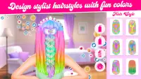 Hair Dye Games-Dye Dress Game Screen Shot 0