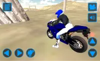 Sopir sepeda motor 3D Screen Shot 6