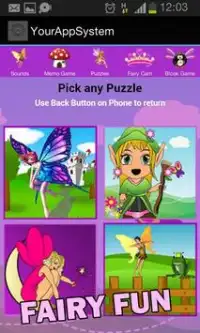 Fairy Games for Kids Free Screen Shot 1