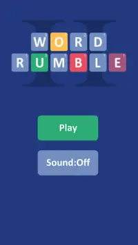Word Rumble 2 - Puzzle Games - Swipe Match-3 Screen Shot 0