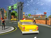 Taksi Araç Sürücü Park 3d Screen Shot 10
