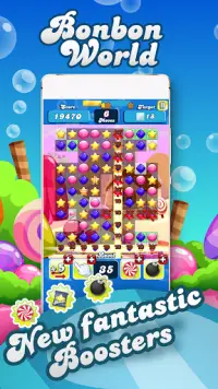 Bonbon World - Candy Jelly Puzzle Screen Shot 2