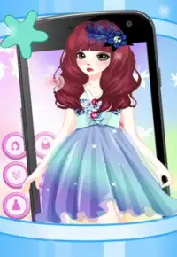 Rose Fairy Girls Dress Up Screen Shot 1