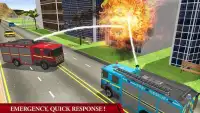 Fire Truck Simulator: Emergency Rescue Code 3D Screen Shot 3