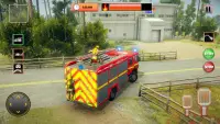 Fire Truck Rescue Emergency Driver Screen Shot 17