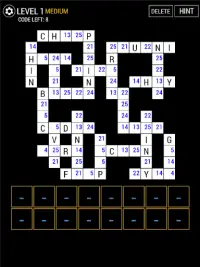 Codeword Unlimited Puzzle Screen Shot 4