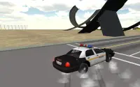 Police, voiture, conduite, 3D Screen Shot 1