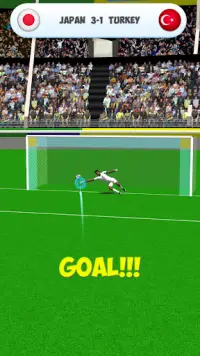 WORLD CUP SHOOTOUT SOCCER 3D Screen Shot 1