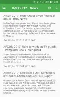 App for AFCON Football 2017 Screen Shot 16