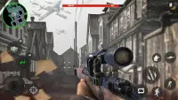 WW2 शूटर: बंदूक निशानची युद्ध खेल 2021 Screen Shot 1