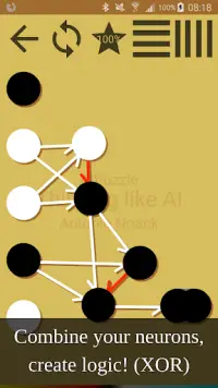 AI Puzzle, neuron puzzle quiz! Screen Shot 1