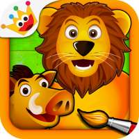 Savanna - Puzzle y Juegos de Colorear para Niños