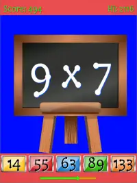 Speed Tables Math Quiz Screen Shot 10