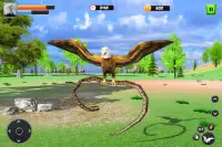 Eagle Simulator: Flying Bird Family Games Screen Shot 6