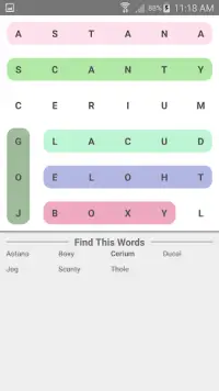 recherche de mots jeu puzzle Screen Shot 6