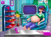 妊娠中のママの赤ちゃん誕生ゲーム思いやりのある新生児 Screen Shot 0