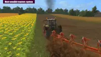 Landbouw Tractor Thresher Driving 21-Real Farming Screen Shot 0