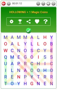 Word Search - English, French, Spanish (Education) Screen Shot 6