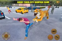 Angry Tiger City Attack: Wild Animal Fighting Game Screen Shot 9