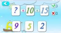Matemáticas: suma, resta, comparación hasta 100! Screen Shot 7