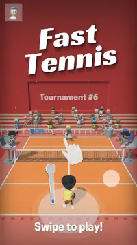 Fast Tennis: Hypercasual Screen Shot 2