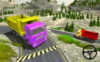 Truck Simulator Hill Cargo Transport Truck 3D Screen Shot 1