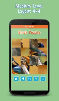 Jogo da Puzzle: aves e pássaros Screen Shot 3