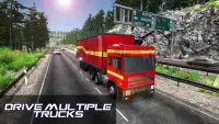 Desafío de conducción de camiones euro Screen Shot 4