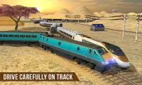 قطار محاكاة القيادة 2017- اليورو سرعة سباق 3D Screen Shot 4