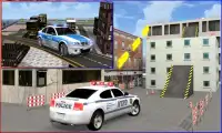 Police Robot Car Roof Stunts Screen Shot 4