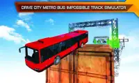 Drive City Metro Bus Impossible Track Simulator Screen Shot 7