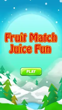 Cute girl's juice - Fruit Match Screen Shot 0