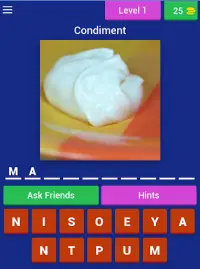 Condiments Quiz (Food Quiz Game) Screen Shot 5